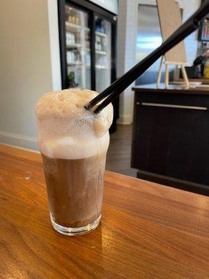 Root beer float