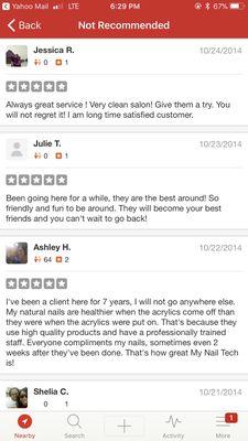 REVIEW THAT YELP HIDES