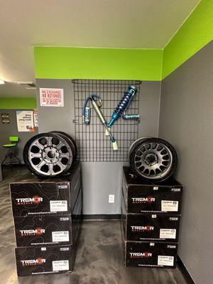 Suspension and wheel options!