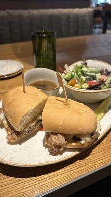 Beef Hoagie with house salad