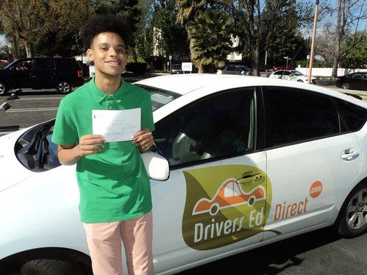 Look who got a license! Well done Justin!