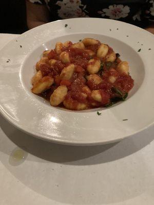 Gnocchi with tomato Basil