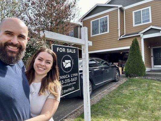 Jennica helped us buy our first home and 7 years later sell it.