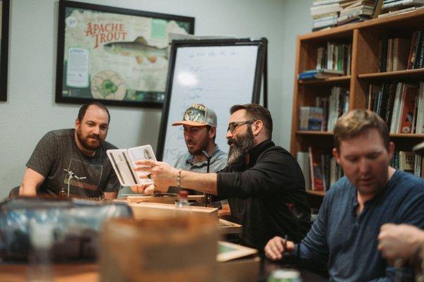 Fly tying meet up EVERY Thursday night!