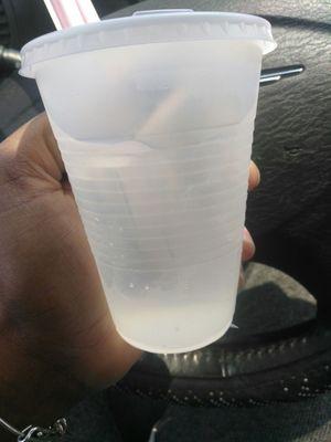 When did they start giving out these little cups for water?