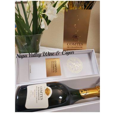 #ComtesDeChampagne Limited #napawinestore #champagne #mothersdaygift #tattinger