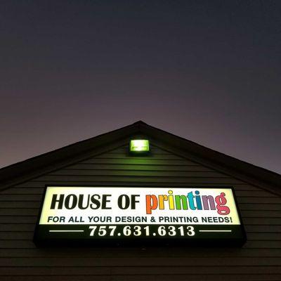 Oh hey! Look at our new sign!