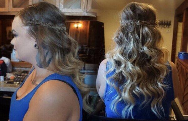 Bridesmaids hair