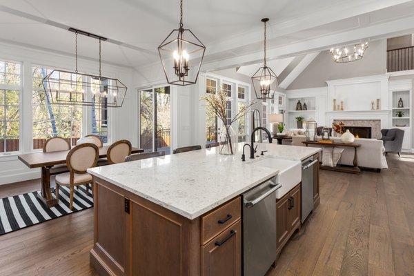 New construction kitchen