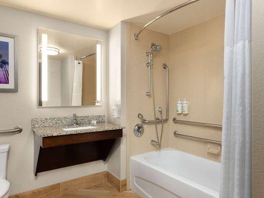 Guest room bath (accessible)