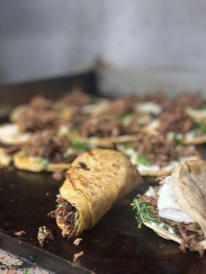 birria tacos