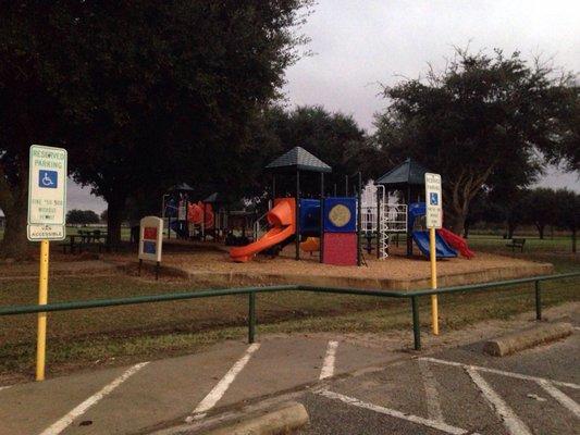 Pretty big playground area