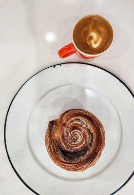 Morning Bun and Cortado