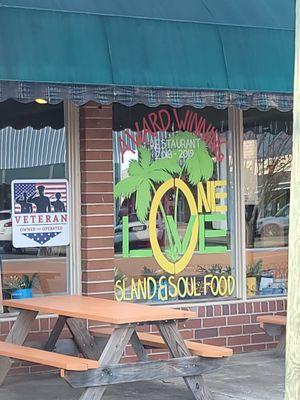 One Love Island and Soul food street view