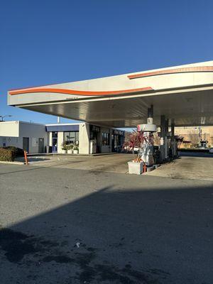 76. Gas station in Emeryville. Be careful at this gas station. The clerk is very rude and disrespectful to customers.