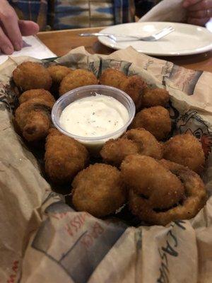 Fried mushrooms