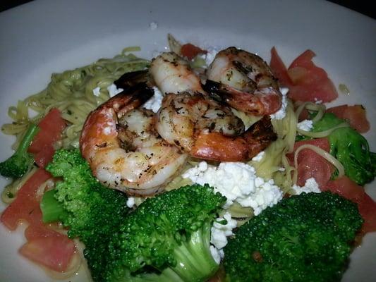 shrimp/broccoli pasta