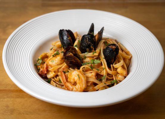 Seafood pasta