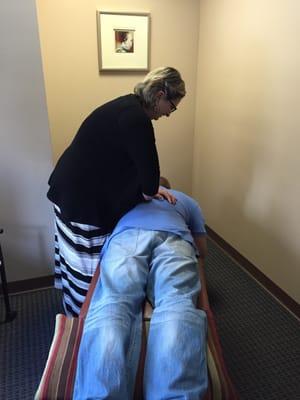 Getting my chiropractic tune-up