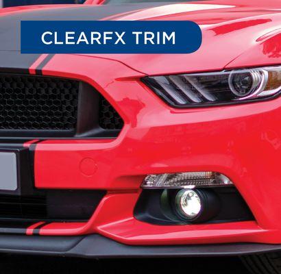 ClearFX Trim is meant to isolate, protect and enhance your vehicle's trim pieces without compromising their ability to remain flexible.