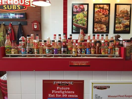 The Hot Sauce Counter