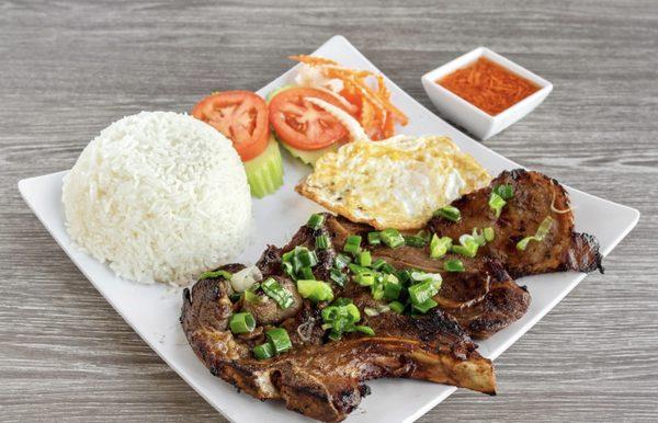 Pork Chop with Rice (Com Suon Nuong)