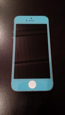 Customized Light Blue iPhone 5