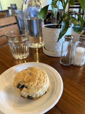 Gluten-free Lemon Blueberry Scone