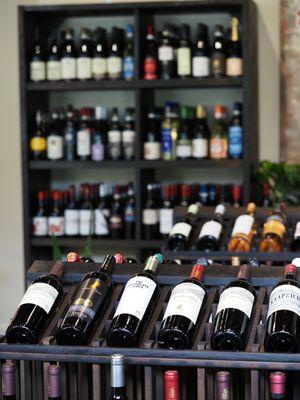 The retail wine market is open for your wine selections with your meal or to take home.