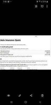 Compass quote from Progressive Insurance for 12 month policy..$16,604.00 for 4 vehicles...every other company quoted me under 7k wtf!?!