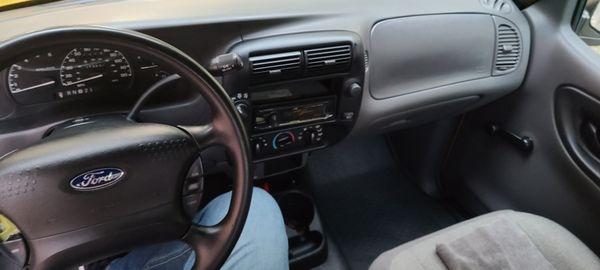 Ford interior cleaning.