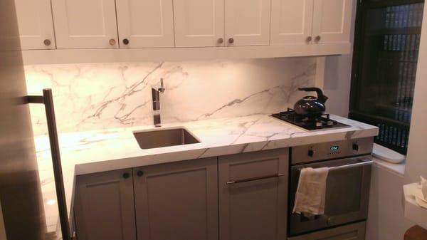 Kitchen fully designed and created by us.