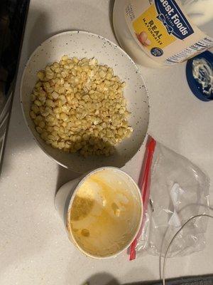 Esquites without mayonnaise