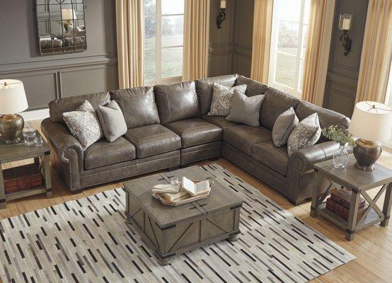 Leather Sectional