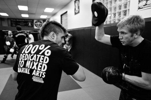 Toby Training UFC Superstar Dan "The Outlaw" Hardy