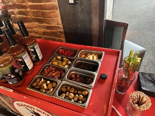 Bloody Mary Cart