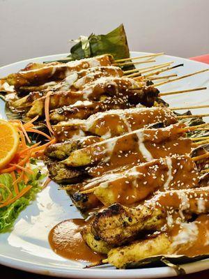 Chicken Satay Platter