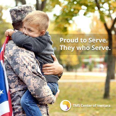 We are proud to serve They who serve.