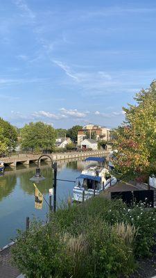 Erie Canal from patio