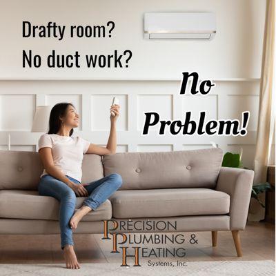 Call (231) 947-0100 for a ductless heating & cooling solution for your home!