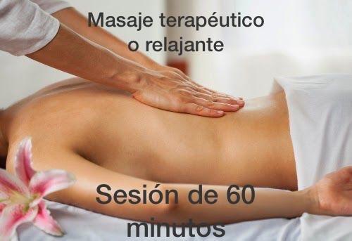 Relaxing or therapeutic massage $100 per 60 minutes