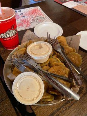 Fried Pickles. So good.