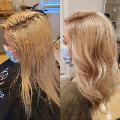 Blonde color correction