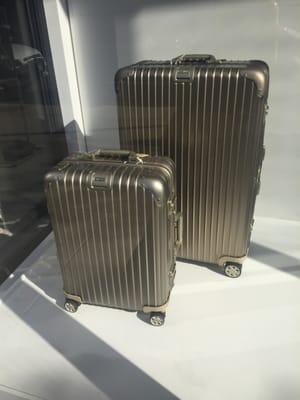 Sleek suitcases