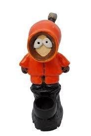 Kenny from south park pipes and other novelty products in stock come by the shop today and check them out.