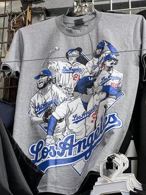 Dodgers and football merch