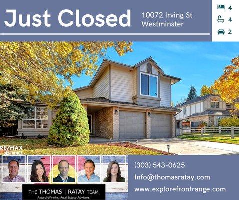 Recently Closed! Another happy buyer!