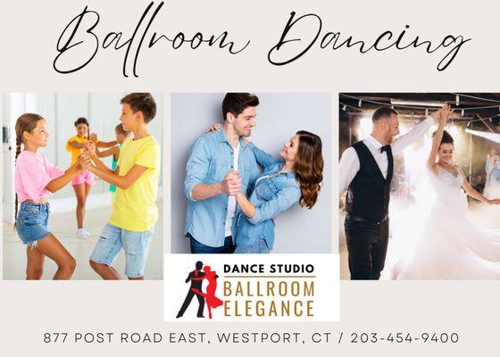 Private Ballroom Dance Lessons for all ages and levels. Welcome with or without partner.