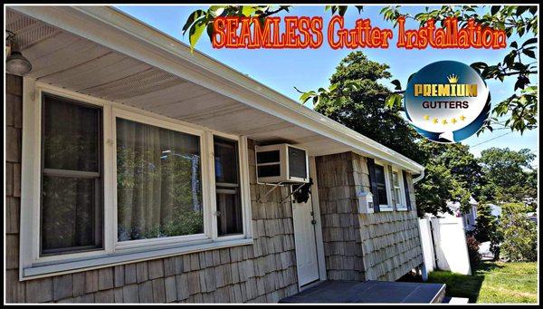 SEAMLESS gutters installation (631)747-2344 FREE ESTIMATES #nypremiumgutters #seamlessgutterinstallation #longislandgutters ##guttercleaning