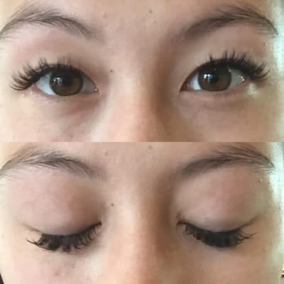 Volume Lashes (photo after 3 days)